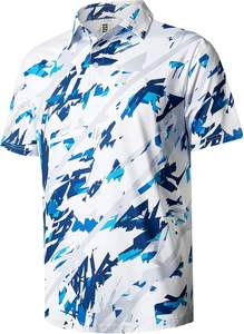 Polo de manga corta informal de verano para hombre, Polo de Pakistán, tejido elástico transpirable de secado rápido, patrón de rayas - Product Image 2