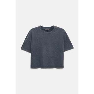 T-shirt court décontracté pour femme 100% coton Col rond Coupe classique Tailles XXS XS Taille unique Respirant - Product Image 5
