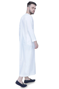 Abaya Transpirable Árabe de Oriente Medio, Venta Caliente 2026, Túnica Tradicional Musulmana de Alta Calidad, Jubba, Thobe para Árabes y Turcos - Product Image 2