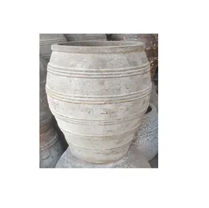 Good quality Large planters for outdoor plants - ATLANTIC YELLOW - Model VA - 40 From Trung Thanh Ceramic