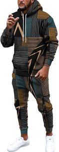 Ensemble de survêtement 2 pièces pour hommes de haute qualité personnalisé en gros à la mode graphique à manches longues à capuche et Jogging survêtement Logo hiver - Product Image 2