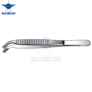 Pinzas de sutura Aiach Columella, acero inoxidable de 15,5 cm con instrumentos manuales de cirugía plástica de 5,0mm de ancho de Surgicon - Product Image 5