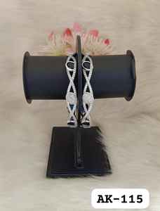 Bracelets AD uniques faits à la main belle tenue de mariée pour les occasions spéciales des femmes comme le mariage ensemble de bijoux à la mode - Product Image 3