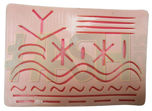Medical Skin Suture Practice Manual <b>Silicone</b> Surgical Training <b>Pad</b> for Students - Product Image 5