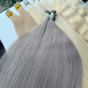 Precio al por mayor Extensiones de cabello a granel Cabello humano vietnamita Doble ahogamiento 100 gramos Colores oscuros 26 pulgadas - Product Image 1