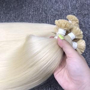 100% Extensiones de Cabello Humano Liso Virgen Vietnamita Remy I-tip Super Doble Dibujado en Color Rubio 100gr - Product Image 2