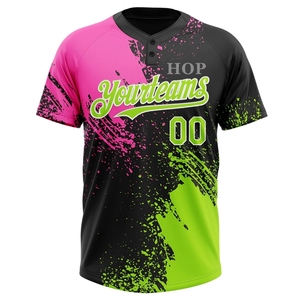 Camisetas de Béisbol Personalizadas de Alta Calidad, Totalmente de Malla, Transpirables, para Béisbol y Sóftbol, Ropa Deportiva para Hombre, Camisetas de Béisbol para Deportes al Aire Libre - Product Image 1
