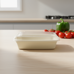 Contenitore Classico Rettangolare in PP da 24oz Impilabile per Alimenti con Coperchio in Plastica e Conservazione della Freschezza per Uso Domestico in Cucina - Product Image 3
