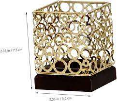Bougeoir en métal élégant et élégant pour l'organisation d'événements de mariage de luxe et la décoration intérieure de la maison pour Noël - Product Image 4