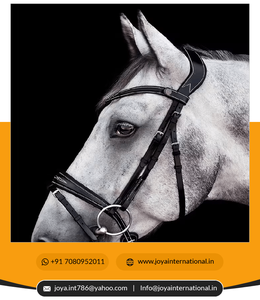 Bride en cuir Micklem Bride d'équitation en cuir de cheval Bride en cuir Micklem Bridle smart - Product Image 6