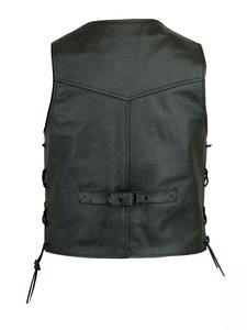 เสื้อกั๊กมอเตอร์ไซค์หนังแท้คุณภาพสูง GLOBAL EDGE สำหรับฤดูหนาว ออกแบบตามสั่ง พร้อมสีและโลโก้ที่กำหนดเอง ดีไซน์แฟชั่นล่าสุด - Product Image 4