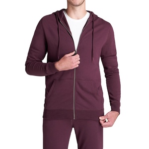 100% coton conception professionnelle sweat à capuche à fermeture éclair hiver blanc bonne qualité polaire Top vente hommes sweats à capuche personnalisé fermeture éclair sweats à capuche - Product Image 4