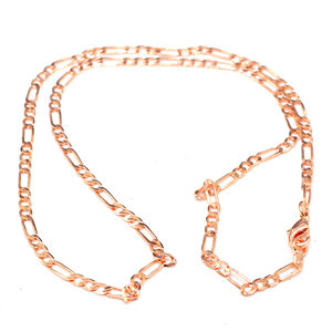 Unisexe 16-30 pouces solide cuivre lien chaîne collier élégant religieux chrétien fête thème bijoux large Cube chaînes à la mode - Product Image 3