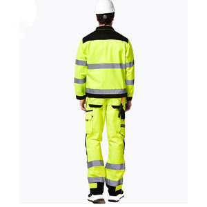 Chaqueta de trabajo de alta visibilidad para construcción, uniforme de trabajo para hombres, monos, camisa y pantalón reflectantes de seguridad Industrial - Product Image 3