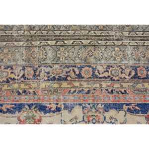 Alfombra Turca de 2.9x5.8 pies, Alfombra Azul Sólida Vintage - Product Image 5