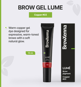 BrowXenna ®   Pigmento para Cejas Lume # 03 Cobre, 15 ml - Product Image 1