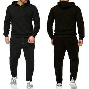 Basique Hommes/Femmes 2 pièces/ensembles sweat à capuche pantalons hommes gymnases Fitness hauts Joggers vêtements de sport survêtements - Product Image 1