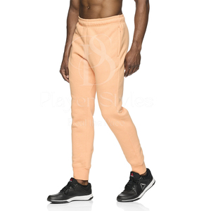 Men's Casual Sport Style Sweatpants Mid Waist Acid Washed Oxford Cotton Lightweight Straight Pattern Pants OEM Service Hot <b>Sale</b> - Product Image 4