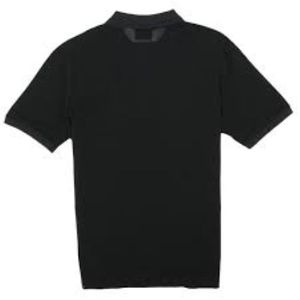 T-shirt polo en coton épais pour hommes Sérigraphie personnalisée grande taille Design vierge Prix de gros - Product Image 3