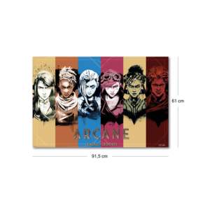 Affiche murale de style moderne Arcane League of Legends en papier pour décoration murale - Product Image 2