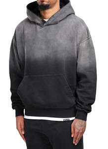 OEM Flared Tracksuit Set Distressed Sweatsuits <b>Men</b> Custom Acid Wash Tracksuit Cotton Jogging Embroidery Sweatsuit - Product Image 3