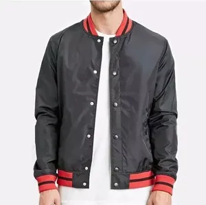 Chaqueta de bombardero para hombre de nuevo estilo de diseño, gran oferta, soporte personalizado de invierno de alta calidad, respetuoso con el medio ambiente, botón único antibacteriano - Product Image 6