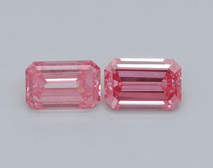 2,51 CT Fancy Vivid Pink Emerald Cut Lab Diamond para anillo de compromiso o fabricación de joyas Joyas de diamantes - Product Image 2