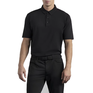 OEM y ODM Negro de manga corta Polo de golf Camiseta Logotipo bordado personalizado Camisetas Ropa de golf simple Venta al por mayor Llanura - Product Image 3