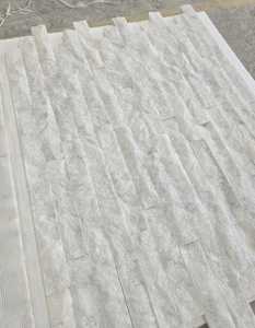 Carreaux de revêtement de mur extérieur en pierre de marbre blanc de Carrare - Product Image 5