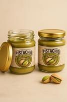 Pâte de Crème de Pistache pour Barres de Chocolat de Dubaï, Fistik d'Antep, 220 g (7 oz) Fabriquée en Türkiye