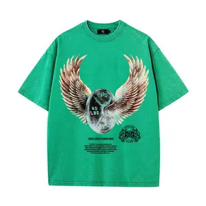 เสื้อยืดผู้ชายโอเวอร์ไซส์ผ้าคอตตอนพิมพ์ลายโอเวอร์ไซส์ - Product Image 6