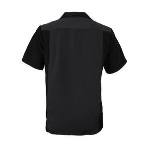 ชุดเดรสลำลองเล่นโบว์ลิ่งสองโทนสีคลาสสิกย้อนยุคของผู้ชายเสื้อลายลูกเรือผ้าฝ้ายทอลายสำหรับนักขี่จักรยานคอตั้ง - Product Image 4