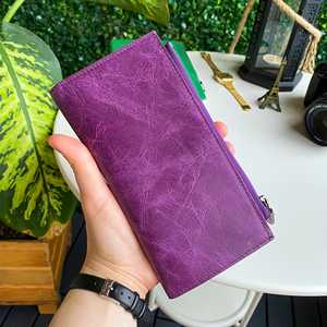 Mannu-Series Elite กระเป๋าสตางค์ยาวหนังแท้พร้อมสายคล้องมือ - Product Image 6