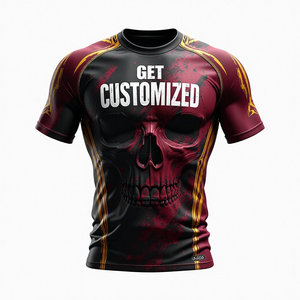 Vêtements de sport personnalisés Rash Guards sublimés vente en gros MMA équipement personnalisé pour l'entraînement sportif de combat et l'athlétisme - Product Image 5