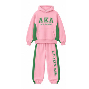 Conjunto Deportivo de Dos Piezas AKA Sorority con Chaqueta Cómoda y Pantalones Jogger - Product Image 2
