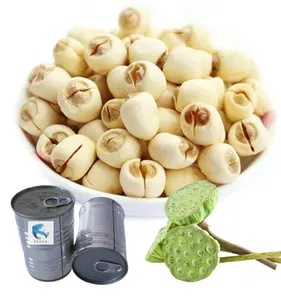 Ready to Eat 100% Natural Lotus Seeds in Syrup or Lotus Seeds Syrup Tinned 460gram per can Flavor Steamed Weight FOB