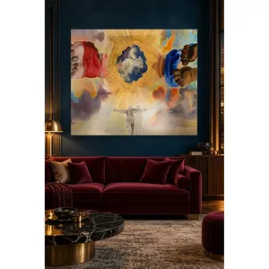 Fida Dali - Figure montant au ciel dans le dôme - Impression sur toile pour plafond - Product Image 1