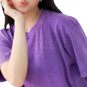 Camiseta de lavado ácido para mujer con tarifa al por mayor que refleja su estilo individual con un color y diseño personalizados - Product Image 5