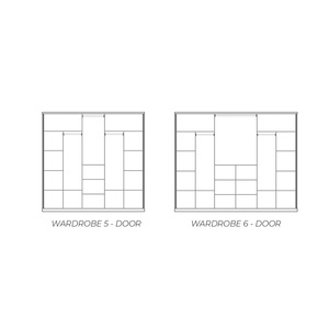 Juego de Dormitorio Queen Size de Estilo Contemporáneo con Diseño Tallado Elegante y Detalles en MDF, Fabricación Turca, Solo Venta al Por Mayor - Product Image 6