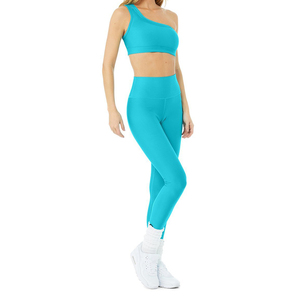 Personnaliser les jambes de femmes Legging taille haute course à pied Yoga entraînement personnalisé Gym Fitness vente en gros pantalons minces vêtements de Fitness - Product Image 1
