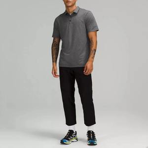 Nueva ropa deportiva con logotipo bordado personalizado para camiseta de Polo Unisex que absorbe la humedad Plain Golf para Polo con ajuste sólido para hombres - Product Image 1