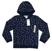 Sweat-shirt à capuche imprimé pour filles, hiver, fermeture éclair, 100% coton, haute qualité pour enfants, fabricant du Bangladesh, prix de gros