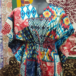 Femmes léger été Boho Maxi robe imprimé fleuri Spaghetti sangle col en V taille naturelle décontracté coton robe d'été pour la plage - Product Image 1