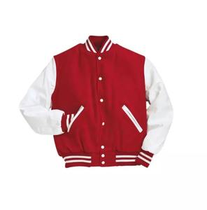 Veste universitaire bleu royal et blanche avec patch W, boutons-pression, style bomber en molleton, veste pour hommes, vestes pour hommes - Product Image 4