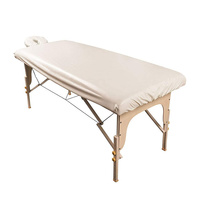Ensemble de draps imperméables pour table de massage, linge de lit pour soins de spa, housse élastique ajustée pour salon de spa