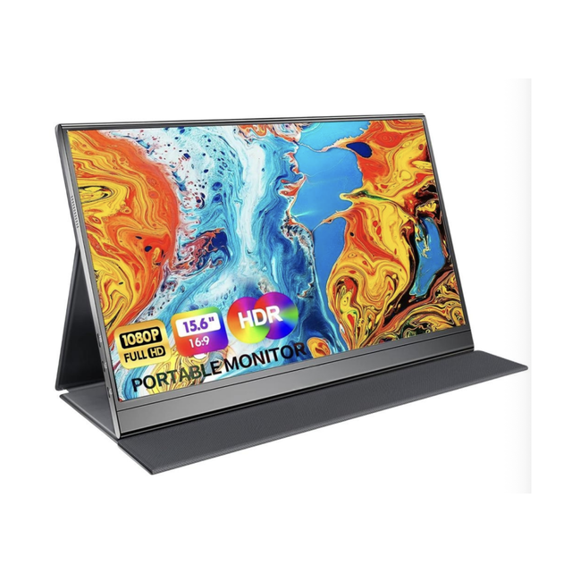 1920x1080P Ultra Slim 15.6 Inch 1080p Mini HD Portable Monitor for Laptop/PC/Phone