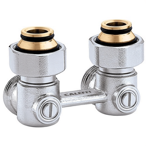 Bloque de válvulas de dos vías CA Corner con rosca macho de 3/4 pulgadas x rosca macho de 3/4 pulgadas con cono para válvulas angulares - Product Image 2