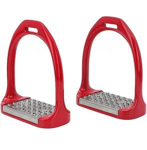 Estribos Antideslizantes de Aluminio para Silla de Montar con Pedal Antideslizante de Acero Inoxidable, Ligeros, para Equitación - Product Image 1