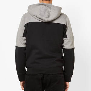 Sudadera con capucha para hombre de calidad superior de mejor estilo de color único Sudadera con capucha para hombre de diseño impreso cliente de secado rápido mezclado algodón básico - Product Image 3