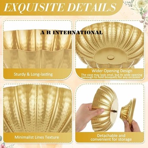 <span class=keywords><strong>Handmade</strong></span> thiết lập của 2 hoa đứng bình 3 màu sắc hoa sắp xếp trung tâm cho nhà khách sạn tiệc cưới lễ kỷ niệm - Product Image 4